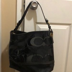 Coach optic signature tote